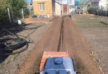 Копка  траншей, канализации, водопроводов, ливневок
