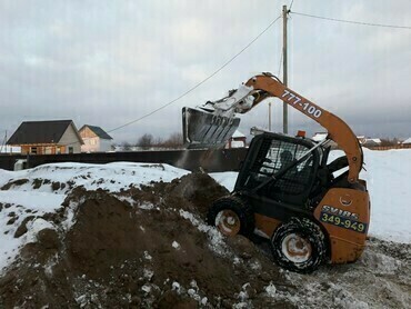 Копаем котлован под фундамент