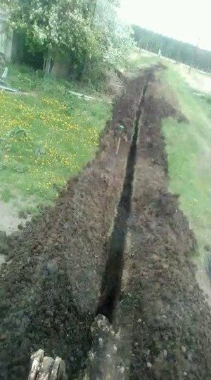 Рытьё траншей