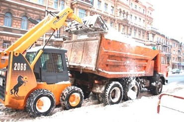 Работы по уборке снега