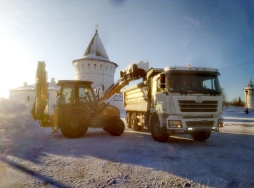 Уборка и вывоз снега с утилизацией 