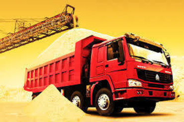 Транспортировка песка