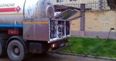 Доставка газа, заправка газгольдера