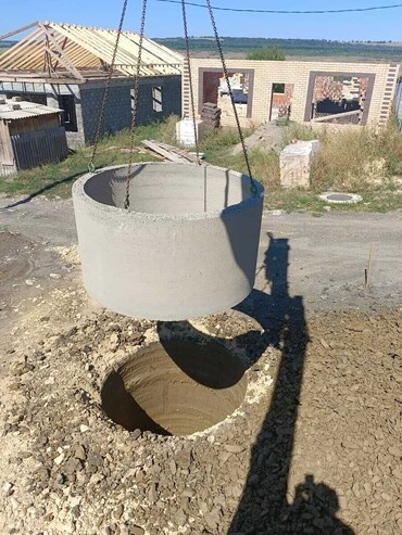 Бурение колодцев ямы выгребные под бетонные кольца