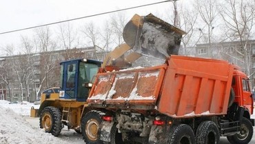 Очистка территорий от снега