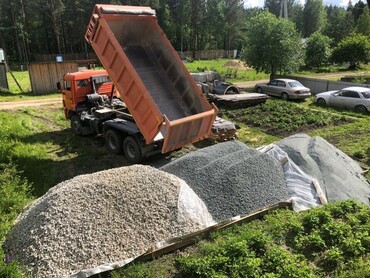 Доставка и перевозка песка, ПГС, щебня, асфальтной крошки