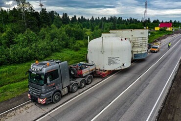 Перевозка негабаритных грузов