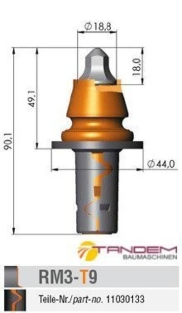 Rmz t9 для фрез дорожных
