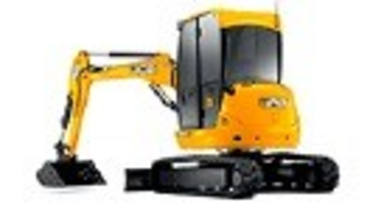 JCB 8030 на резиновом ходу