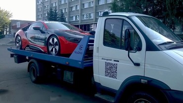 Эвакуатoр со сдвижной платформой