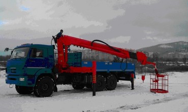 Камаз 43118 c кму kanglim KS2056H