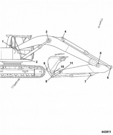 Запчасти для экскаваторов строительных Hyundai, Komatsu, JCB и других
