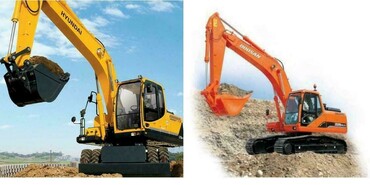 Hyundai, Doosan.