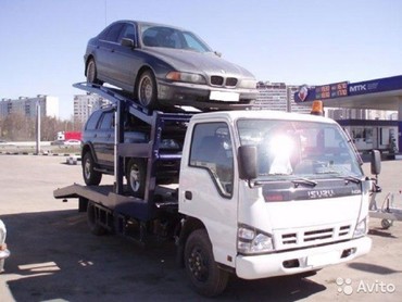 isuzu NQR 75 с двумя платформами