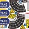Наклейки на стрелу КМУ Dong Yang для манипуляторов