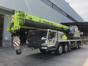 Zoomlion 60 т 46,7м с гуськом 62,5м