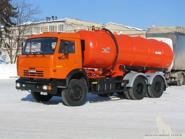 камаз 65115.Бочка 12куб