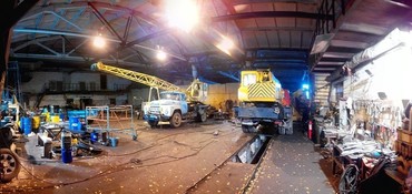 Ремонт автокранов, манипуляторов, автовышек
