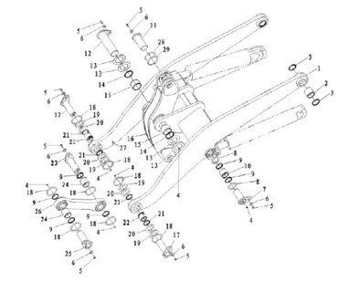 Втулки и пальцы и крепления для погрузчиков фронтальных