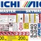 Наклейки на стрелу КМУ Aichi для манипуляторов
